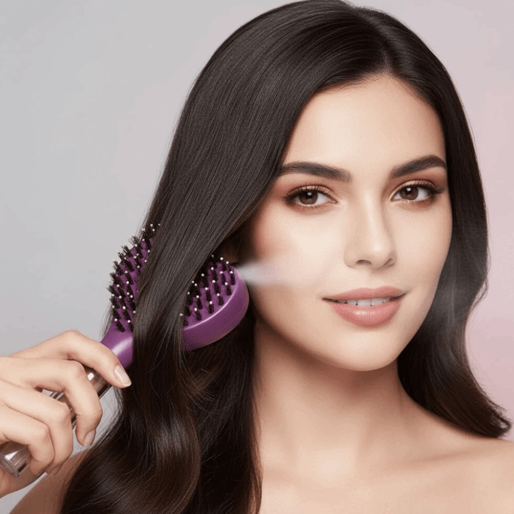 Hair Spray Color - Hollow-out Heart Spray Brush Portable Ergonomic