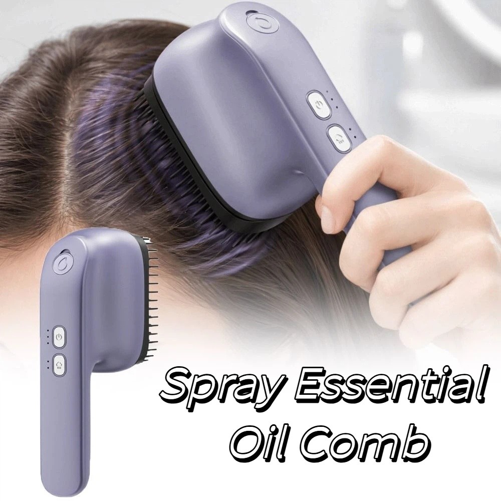 Hair Spray Color - Essential Oil Atomizing Electric Massage Comb