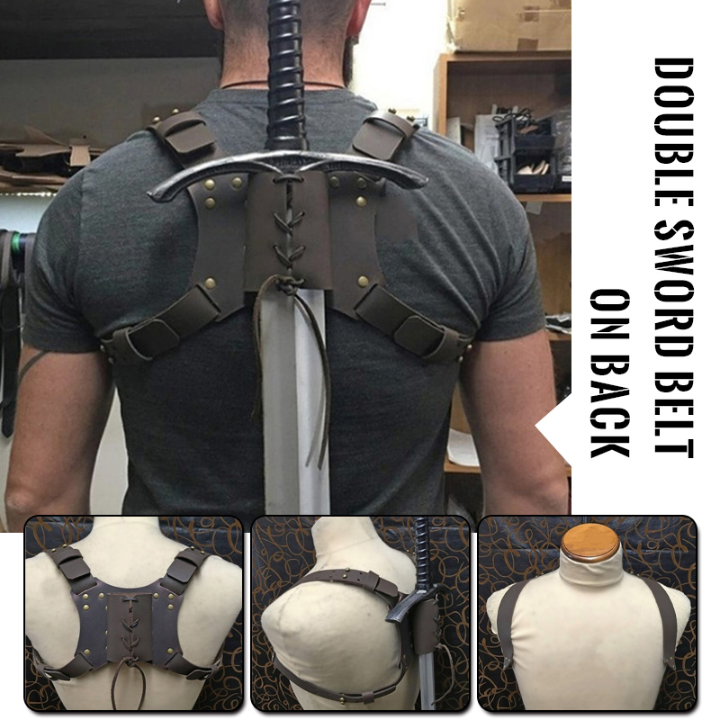 Cosplay Prop Dagger - Gothic Medieval Knight Warrior Sword Buckle