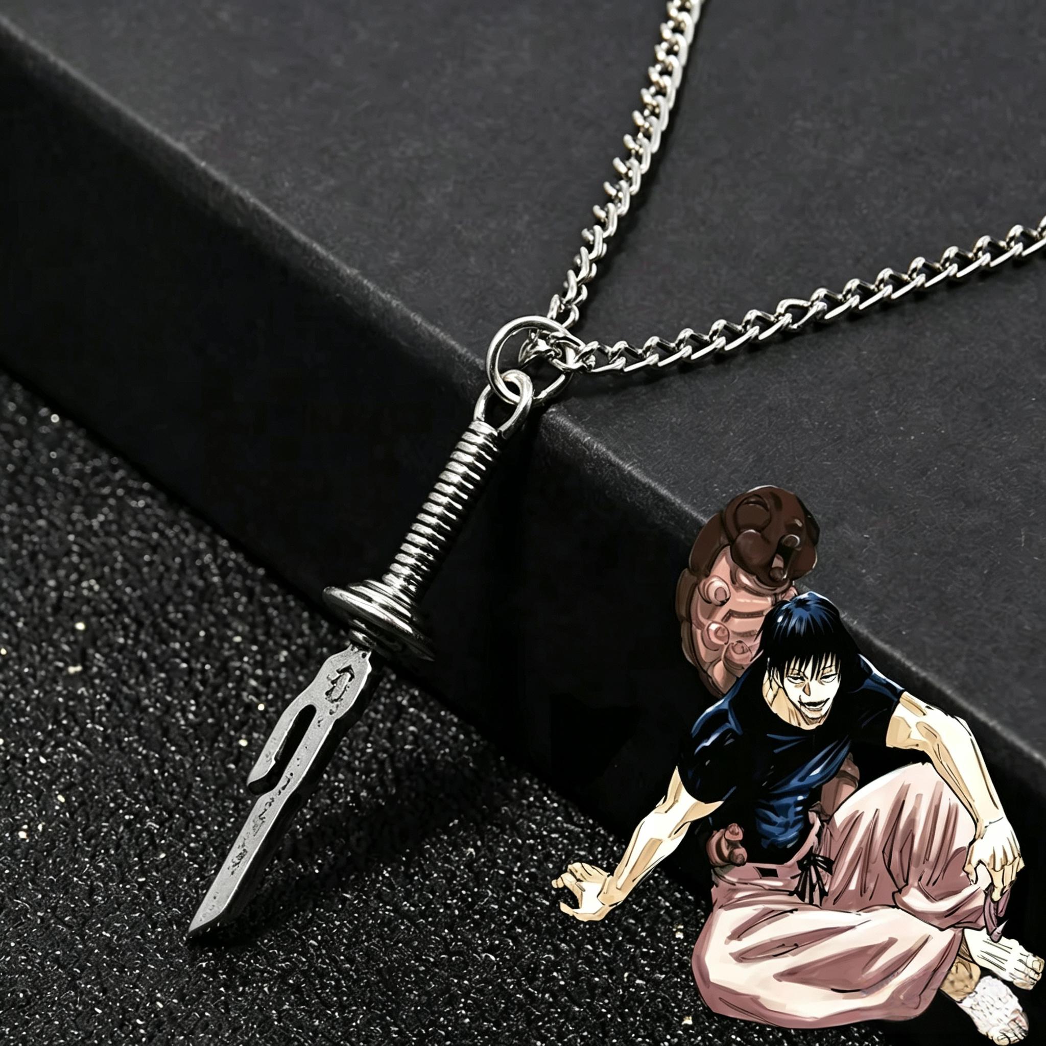 Anime Fushiguro Toji Sword Nec - Cosplay Prop Dagger ulasan dan harga