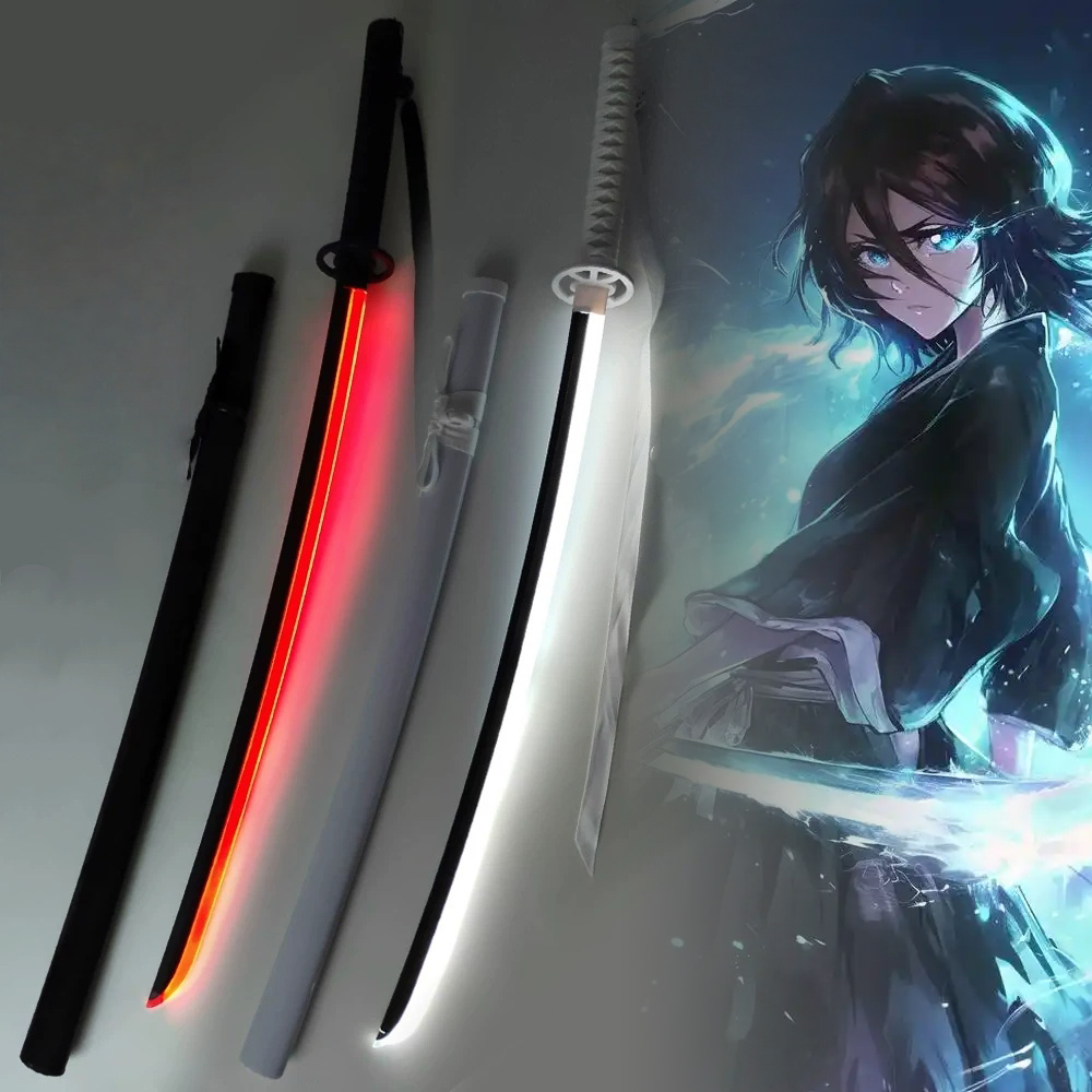 40inch Glow Bleach Katana Led  - Cosplay Prop Dagger ulasan dan harga