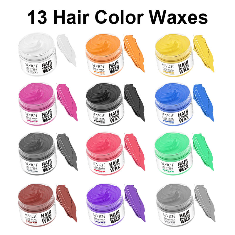 50g Disposable Hair Mud Wax 13 - Hair Spray Color ulasan dan harga
