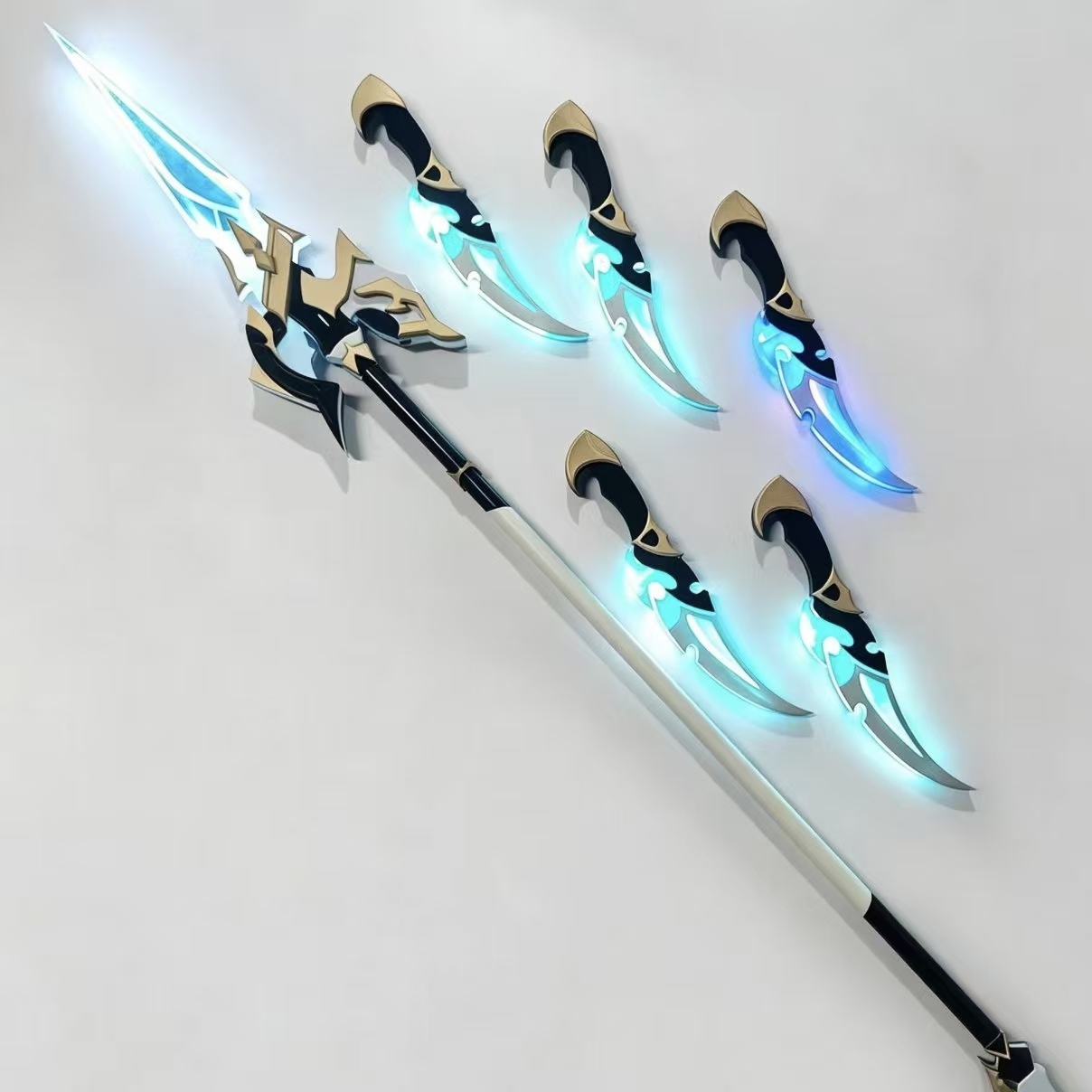 Genshin Impact Cosplay Lohen C - Cosplay Prop Dagger ulasan dan harga