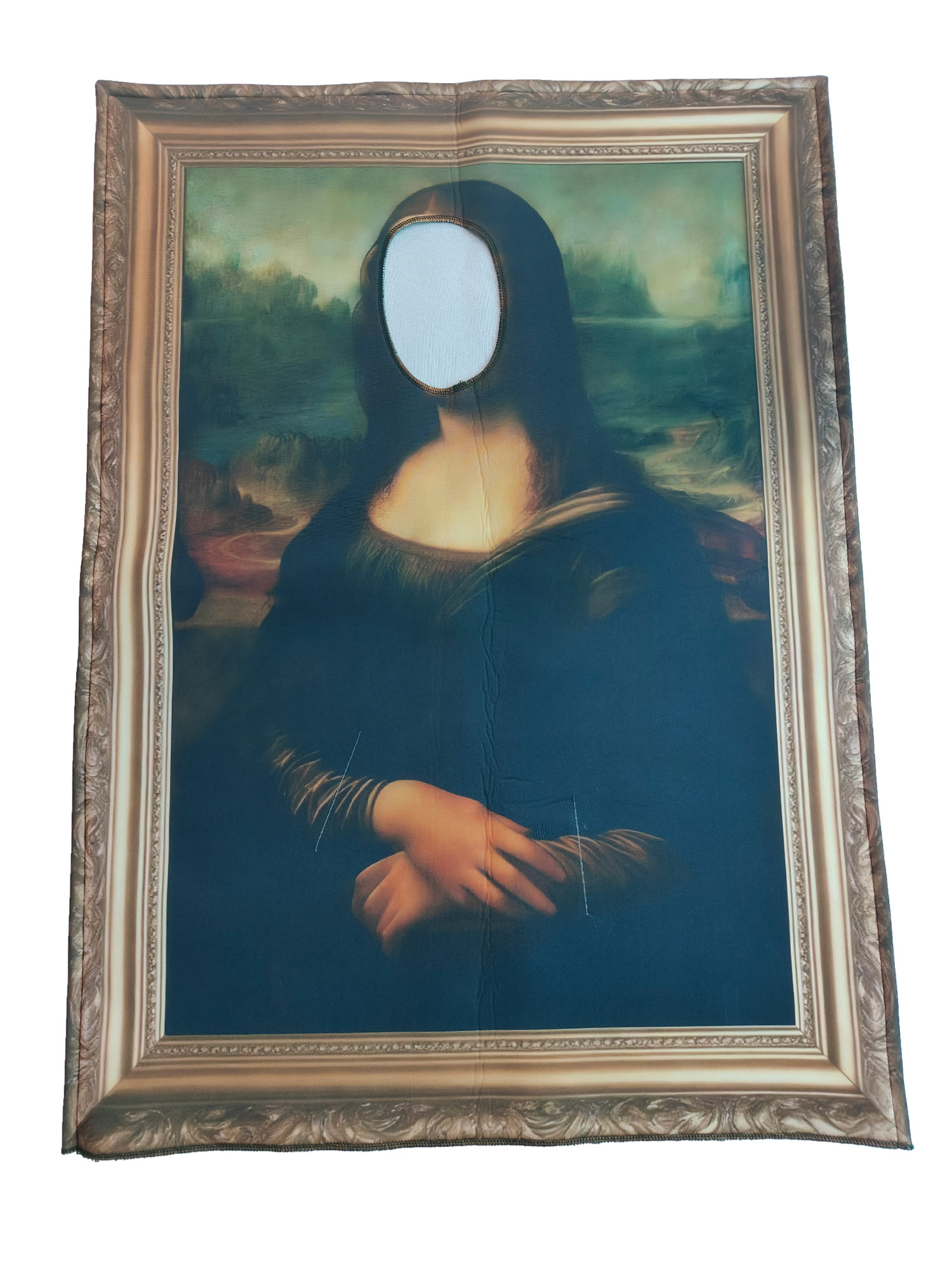 Halloween Mona Lisa Smile Cosp - Cosplay Prop Paint ulasan dan harga