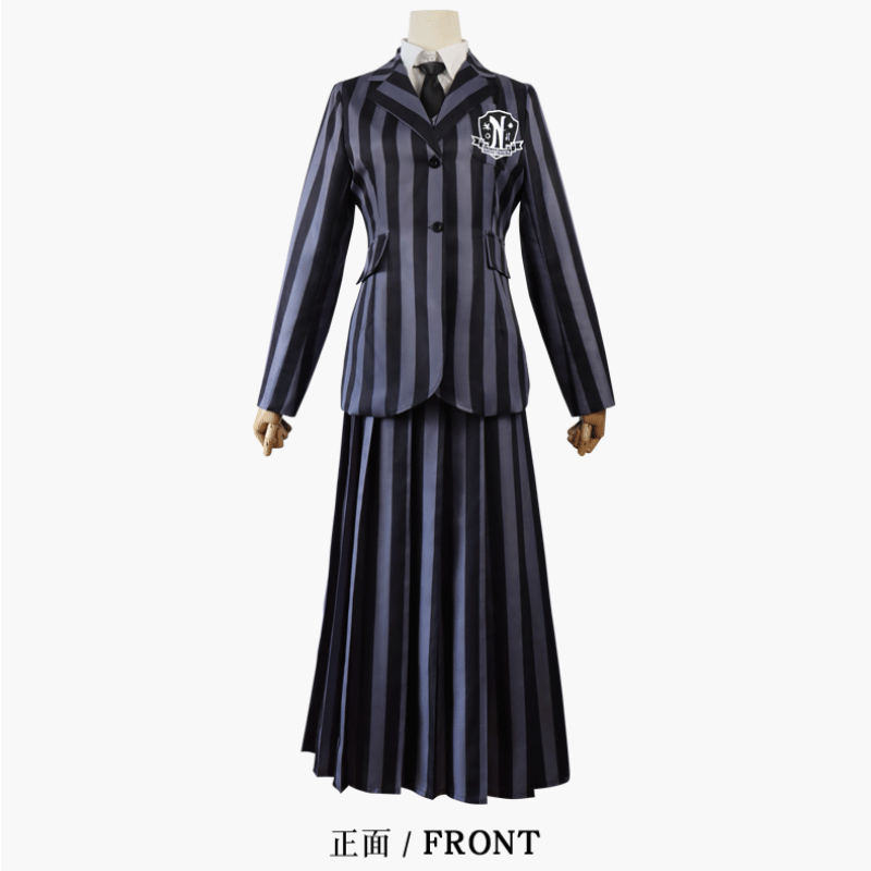 Wednesday Addams Cosplay Cloth - Cosplay Fire Prop ulasan dan harga