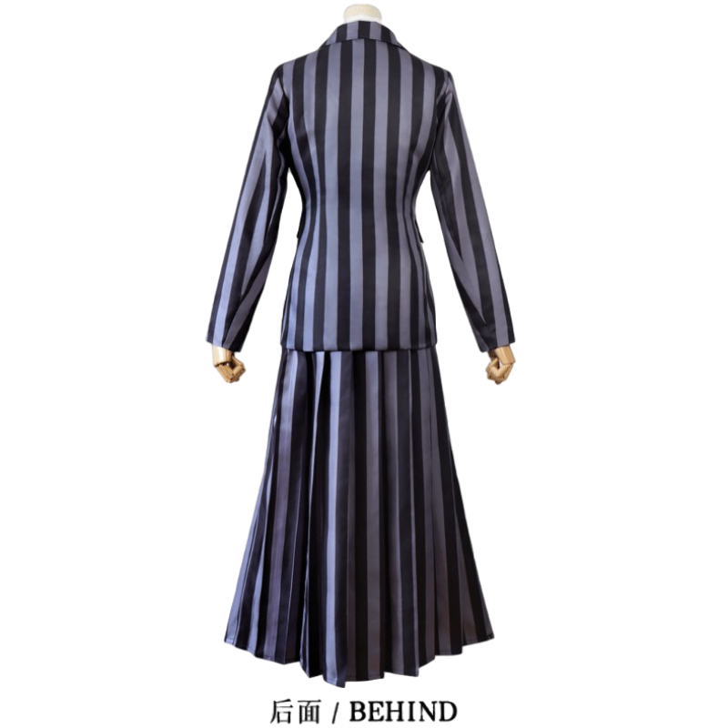 Wednesday Addams Cosplay Cloth - Cosplay Fire Prop ulasan dan harga