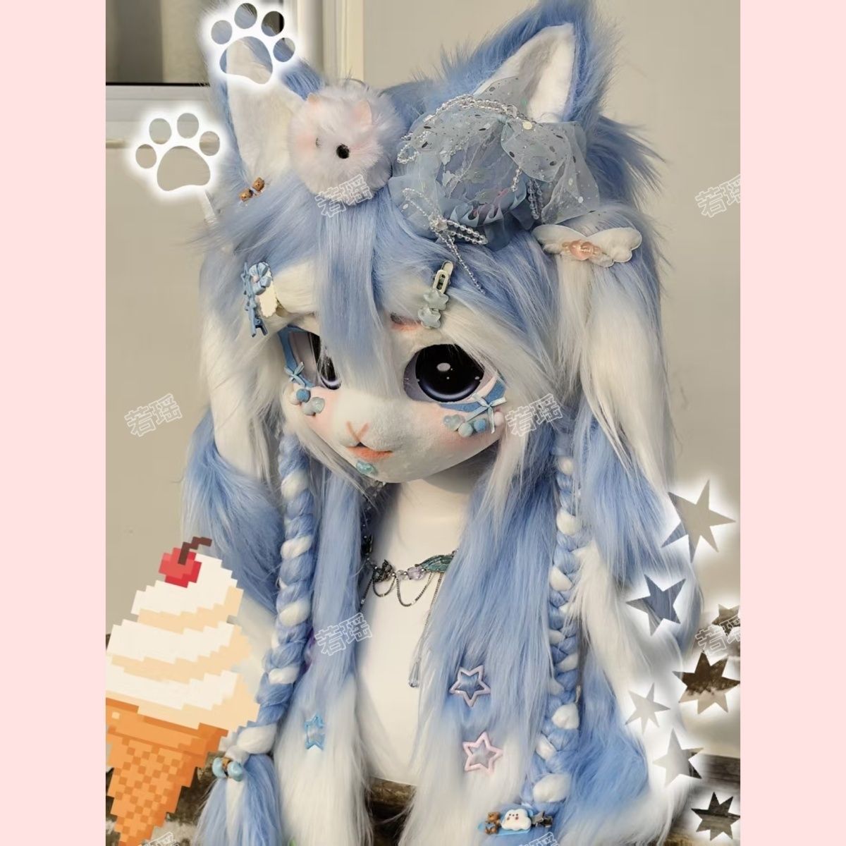 Custom OC Design Cat Kemono Fu - Cosplay Prop Making ulasan dan harga