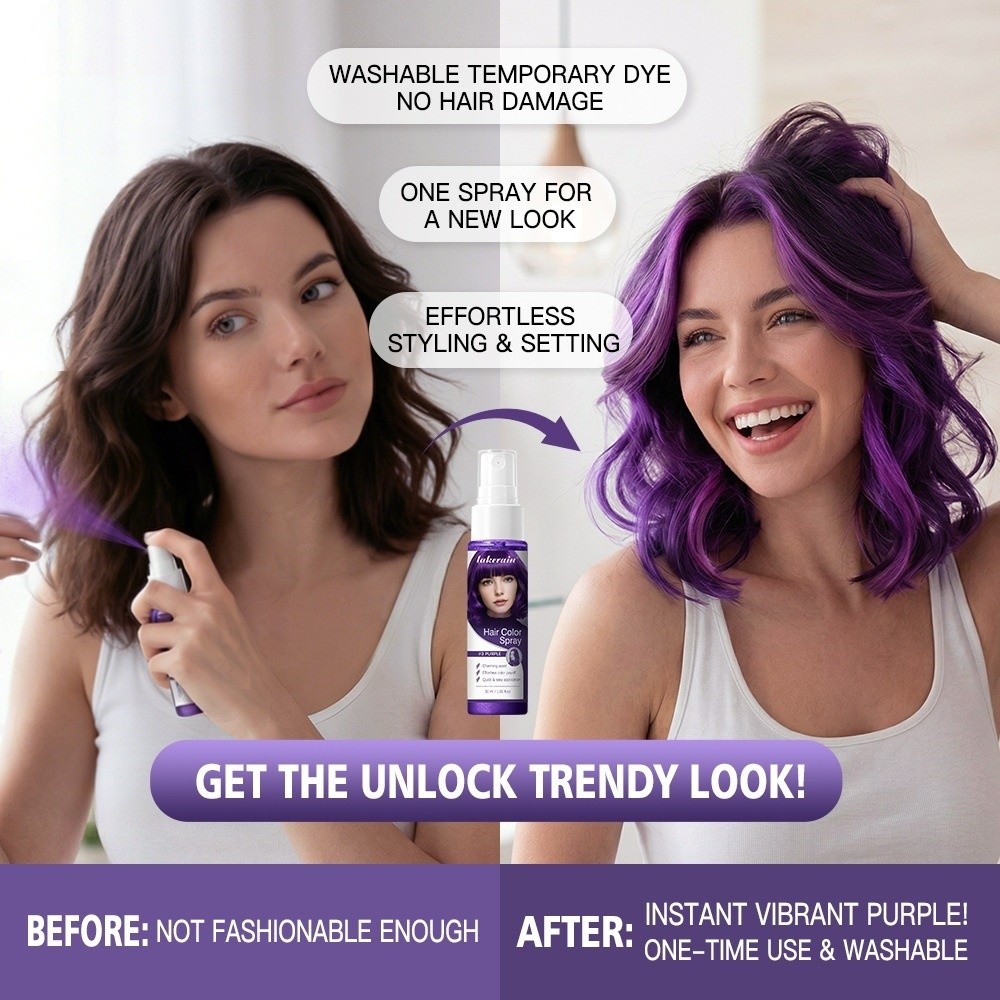 New Temporary Hair Dye Spray G - Hair Spray Color ulasan dan harga