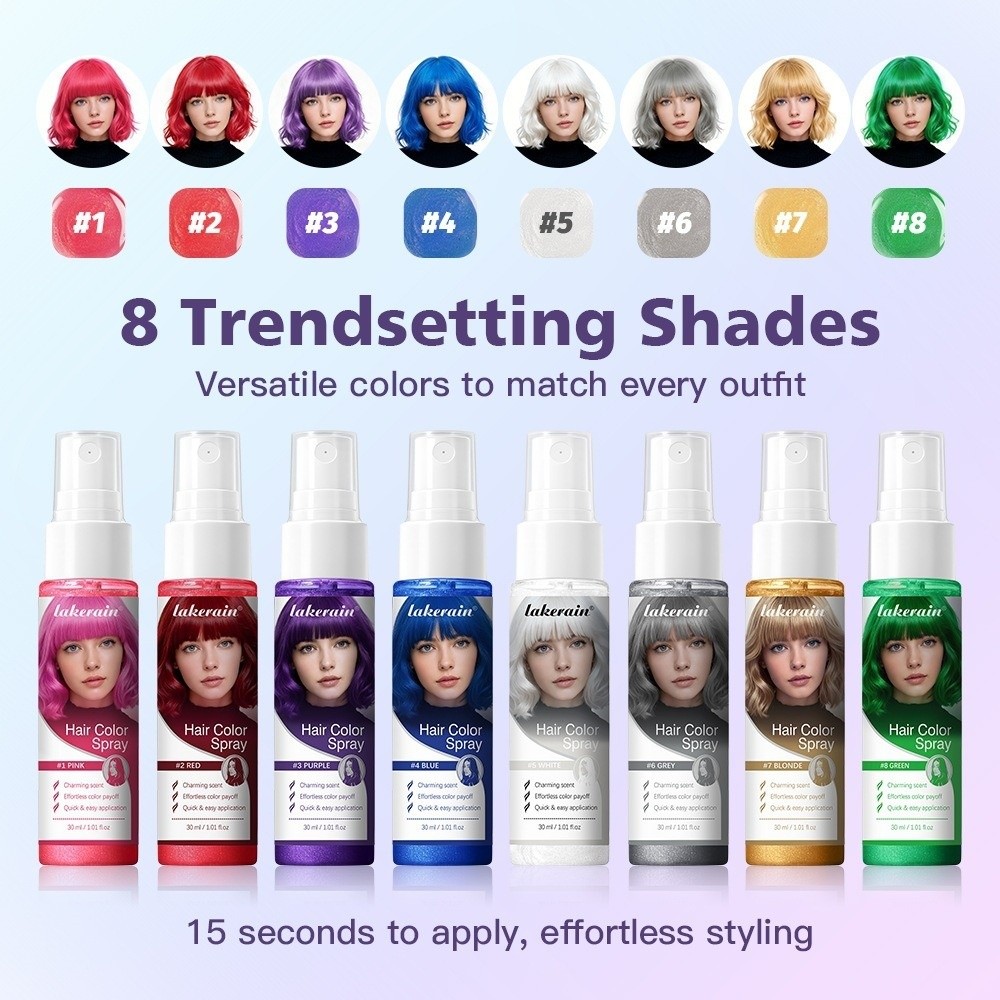 New Temporary Hair Dye Spray G - Hair Spray Color ulasan dan harga