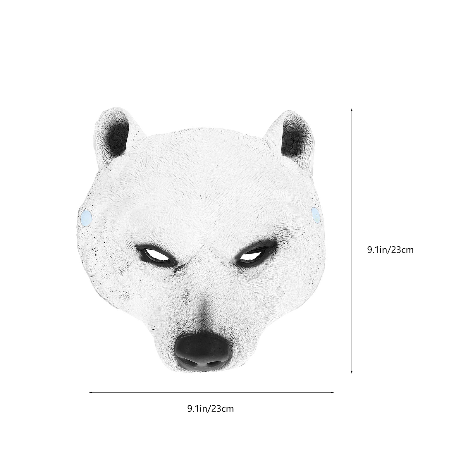Delicate Polar Bear Animal Mas - Easy Cosplay Prop ulasan dan harga